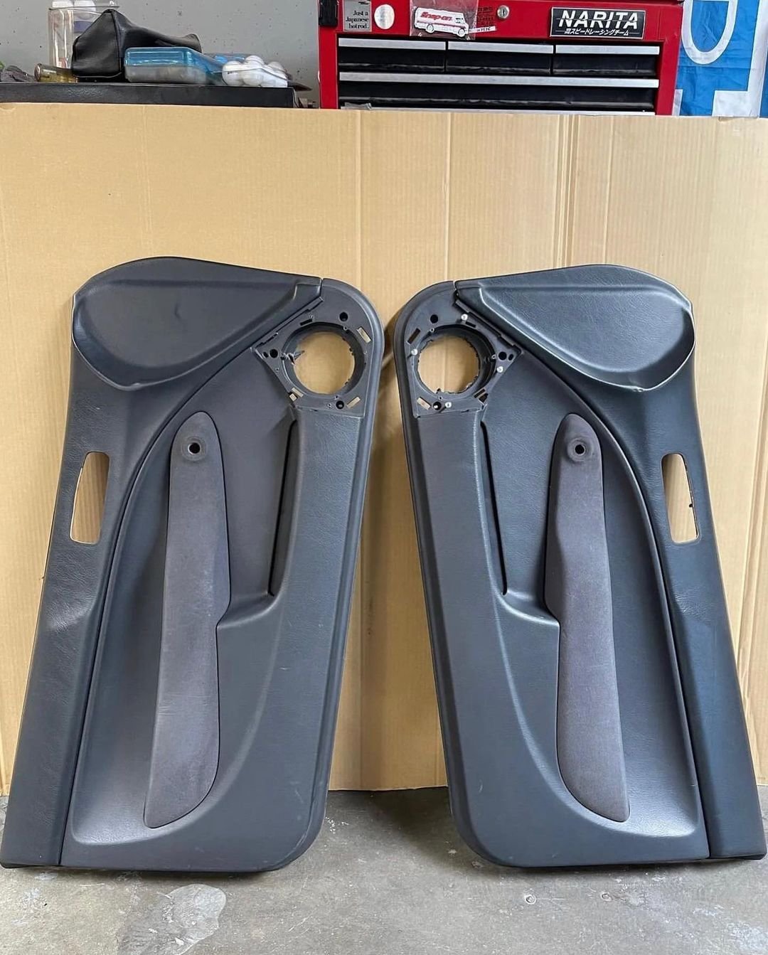 Buy Ek manual door panels.Fits EK coupe and hatch only.Dark grey .Good combo Online