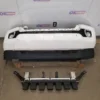 16 TOYOTA TACOMA LIMITED 4X2 3.5L BUMPER FRONT WHITE 040 WITH GRILLES OEM