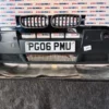 BMW X3 ESTATE 5DR MK1 2006 BLACK 668 FRONT BUMPER MARKS