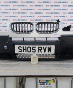 BMW X3 ESTATE 5DR MK1 E83 2005 SILVER 354 FRONT BUMPER MARKS