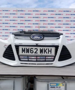 FORD FOCUSHATCGBACK 5DR TITANIUM MK3 2012 FROZEN WHITE FRONT BUMPER MARKS