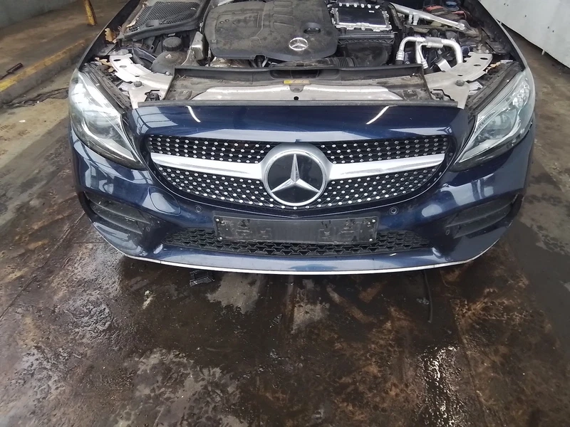 Front Bumper Mercedes C-Class MK4 FL (W205) 2014 TO 2021 4 DOOR SALOON BLUE