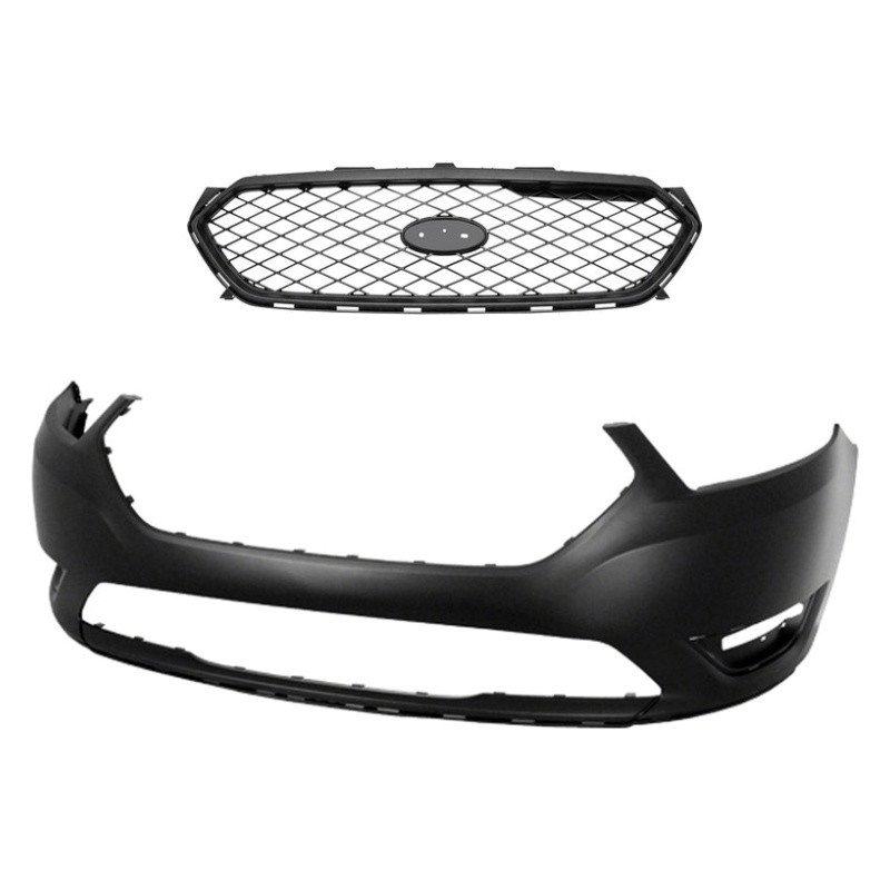 Replace® - 2-Piece (Front Bumper Cover, Grille) (Standard Line)