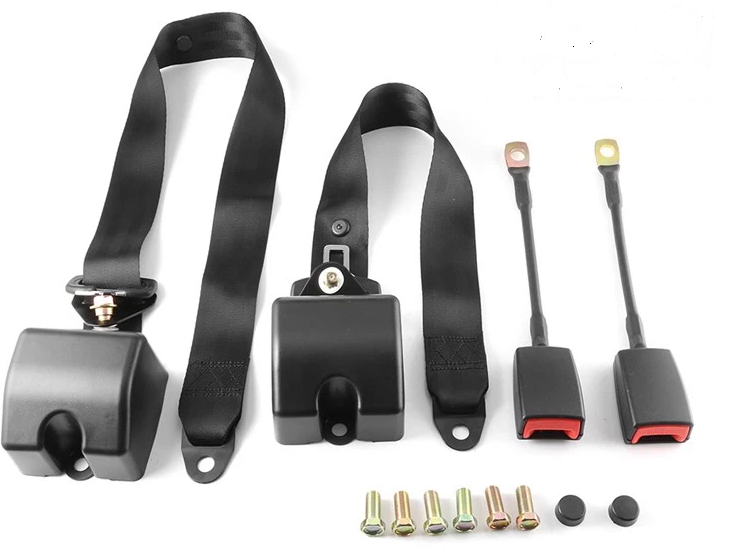 2x 3-point Retractable Seat Belt Car Straps Kit For Ford Explorer