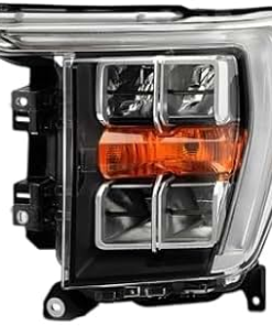 Driver Side LED Headlight Lens and Housing for 2021-2023 Ford F-150