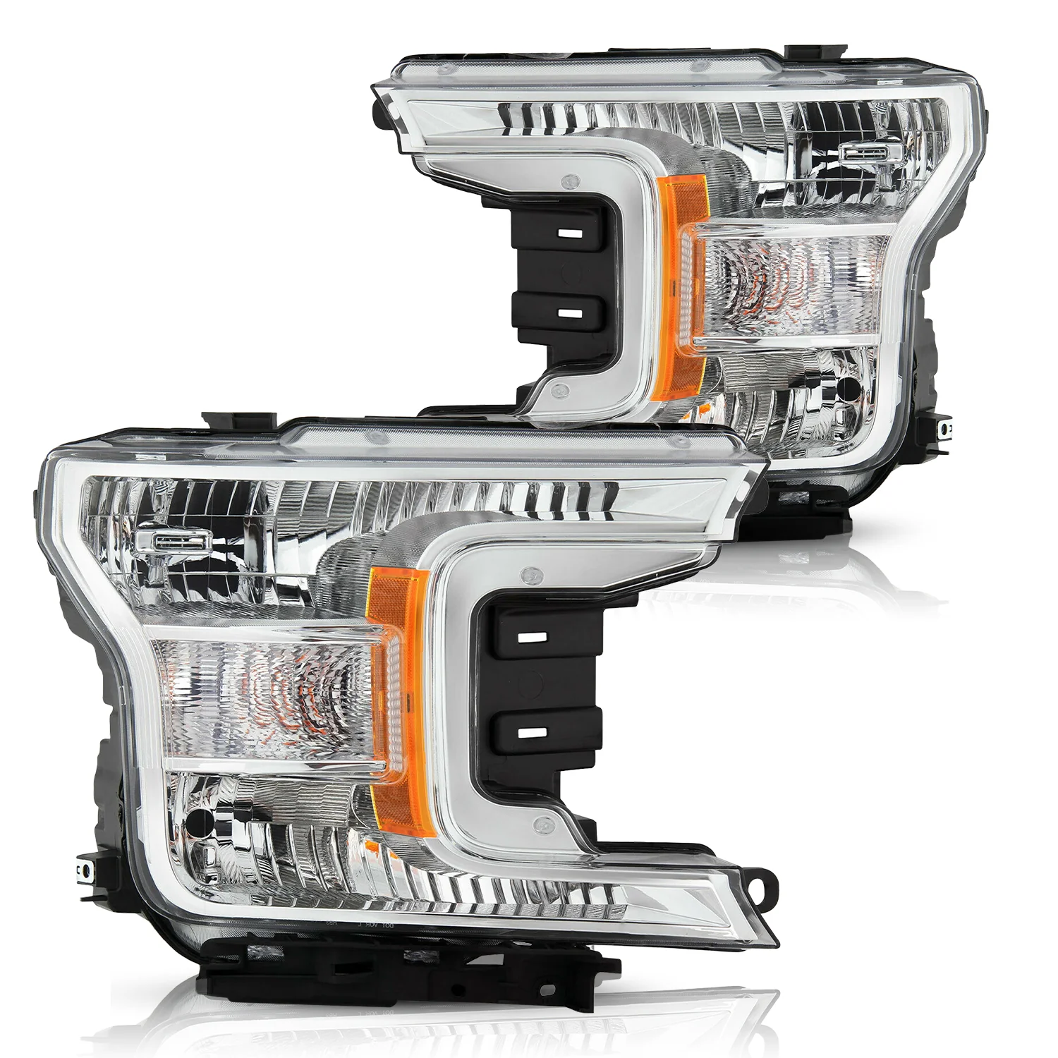 Driver & Passenger HeadLight For Ford F-150 2018-2020