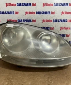 VOLKSWAGEN JETTA MK5 2007 DRIVER SIDE CHROME INSERT HALOGEN HEAD LIGHT LAMP