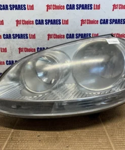 VOLKSWAGEN JETTA MK5 A5 2007 PASSENGER CHROME INSERT HALOGEN HEAD LIGHT LAMP