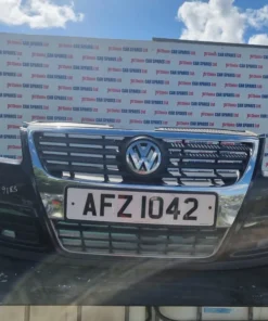 VOLKSWAGEN PASSAT SALOON 4DR MK5 B6 2009 BLACK FRONT BUMPER MARKS