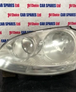 VW JETTA SALOON 4DR FSI MK5 A5 2007 PASSENGER SIDE CHROME INSERT HEAD LIGHT LAMP