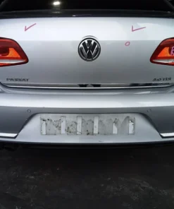 rear bumper VOLKSWAGEN PASSAT MK6 08-14 EXEC TDI BLUEMOTION TECH DSG 4 DR SILVER