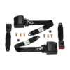 For Ford Explorer 2 Sets Retractable Black 3‑Point Safety Seat Belt